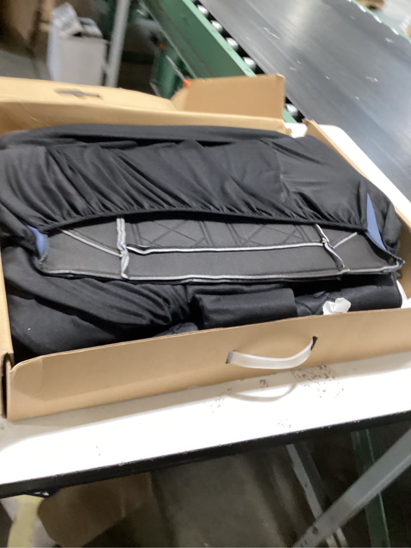 Condition photo showing Good Condition for coverado car seat covers full set, leather seat covers, waterproof automotive protectors 5-seat, luxury universal fit seat covers for suv, truck, sedan and most vehicles all-weather a-bule&black fullset