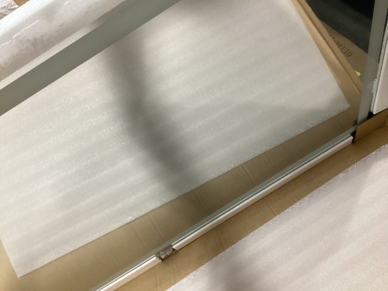 Condition photo showing Good Condition for Delma LED Bathroom Mirror with Lights, 30x55 Vanity Mirror for Bathroom Wall, Anti-Fog, Dimmable, Front Lit & Backlit, Memory Function, Shatterproof Tempered Glass, 3 Color Modes(Horizontal/Vertical) 3 Light Modes 30"L x 55"W