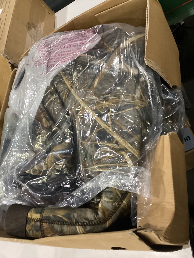 Condition photo showing New/Like New for tidewe hunting wader with 1400&1600g insulation rubber boot, 5mm neoprene waterproof chest wader for fishing, hunting 10 1600g next camo evo