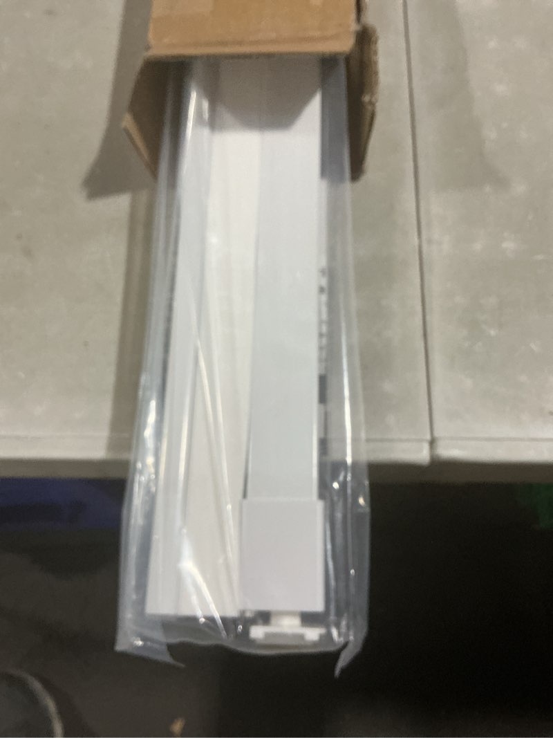 Condition photo showing Good Condition for lazblinds cordless cellular shades, no tools no drill light filtering honeycomb shades pleated blinds for windows, 22'' w x 48'' h, white light filtering-white 22'' w x 48'' h
