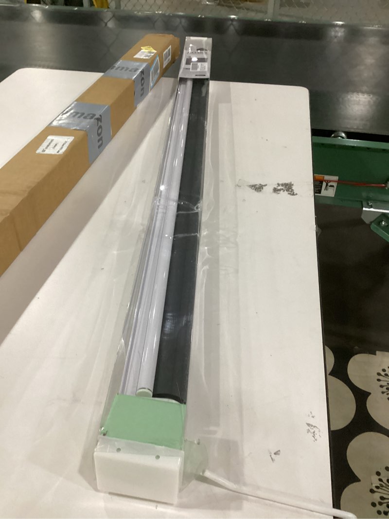 Condition photo showing New/Like New for AOSKY Cordless Roller Shades Blackout Blinds for Windows Room Darkening Rolled Up Shades with Spring System, UV Protection Window Shades Door Blinds for Home and Office (44" W x 72" H, Black) 44"W x 72"H Black