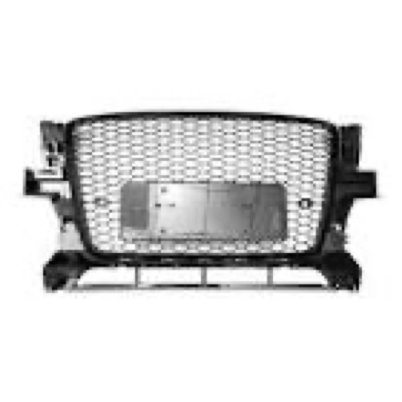 x autohaux no.8r0853651p front upper hood bumper grille grill for audi q5 2009-2012 front upper bump