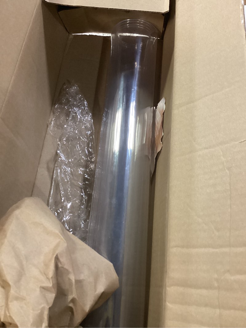 Condition photo showing Good Condition for lovepads clear desk mat 22 x 44 inch, 1.5mm thick clear table protector, waterproof plastic table cover protector, pvc desk protector mat, vinyl desk cover for desktop, coffee & dining table 22" x 44" (rectangular) clear 1.5mm