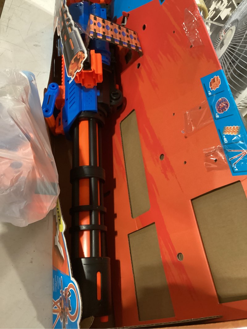 Condition photo showing As Is for x-shot insanity motorized rage fire (72 darts) by zuru plastic dart blaster for ages 8 & up