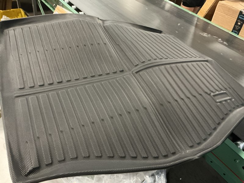 Condition photo showing Good Condition for lasfit cargo mat for 2012–2018 ford focus sedan (gas models only, no subwoofer) custom fit all weather trunk liner, waterproof heavy duty rear trunk protector for cargo area 11) focus sedan| 12-18 | cargo w/o subwoofer