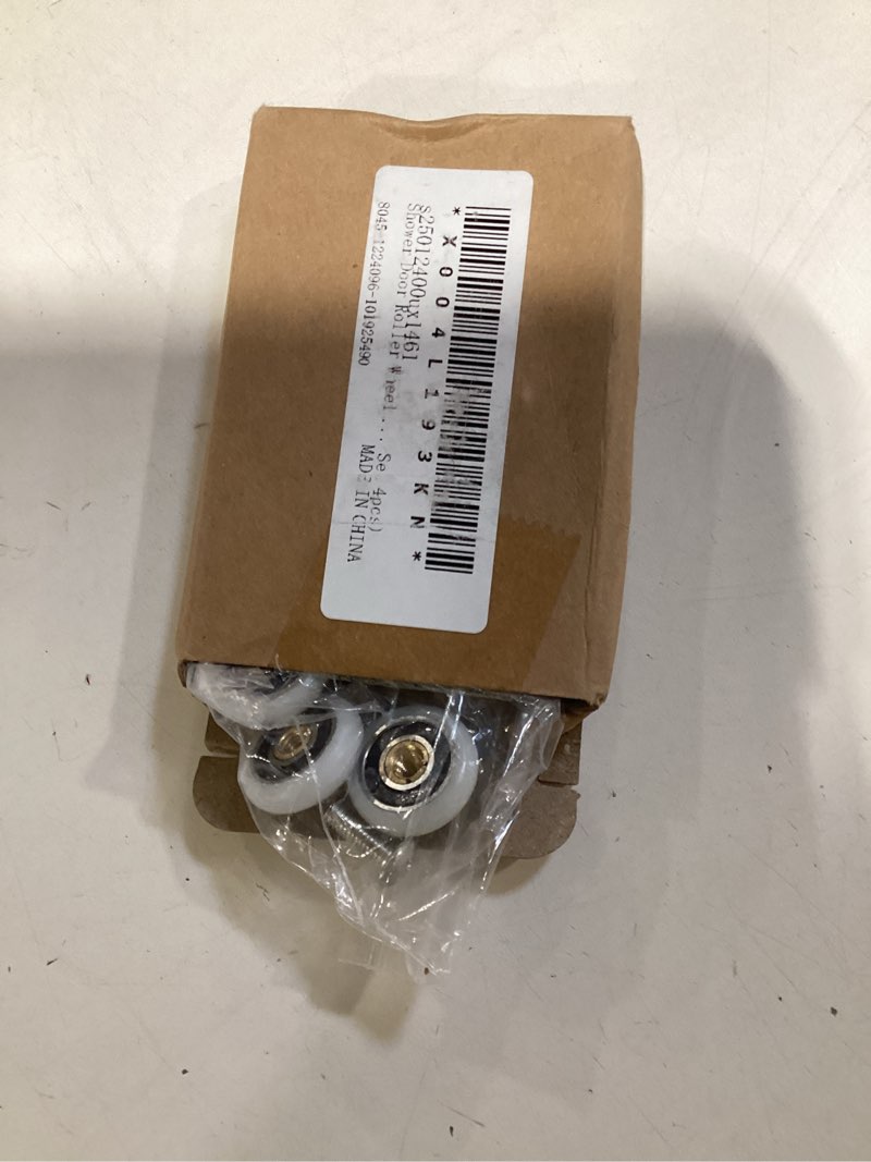 Condition photo showing Good Condition for uxcell shower door roller wheel 20mm diameter replacement part for bathroom glass door, sliding shower door roller, (1 set 4pcs)