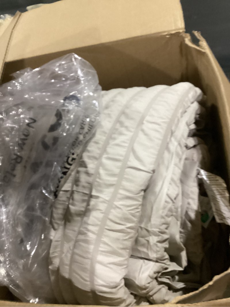 Condition photo showing Good Condition for HYMOKEGE Beige King Size Comforter Set Seersucker 7 Pieces, All Season Luxury Bed in a Bag for Bedroom, Bedding Set with Comforters, Sheets, Pillowcases & Shams King(104"x 90") 02 - Beige