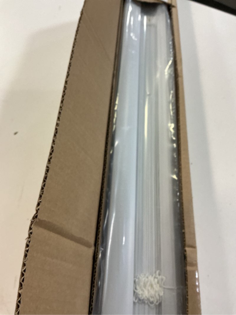 Condition photo showing Good Condition for lazblinds cordless white 1" room darkening vinyl mini blinds, 45" w x 64" h horizontal window blinds for home, cordless shades for indoor windows white 45"w x 64"h