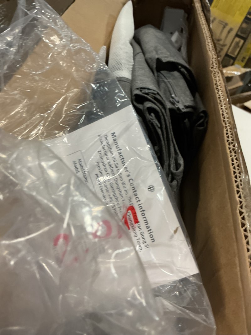 Condition photo showing As Is for 3-Piece Queen Size Bed Rails for Toddlers, with Headboard Rod -Height Adjustable Baby' Safety Bed Rails Guard for Queen Size Bed(3Pack 78.7"x78.7"x59"-Gray) Grey Queen Size