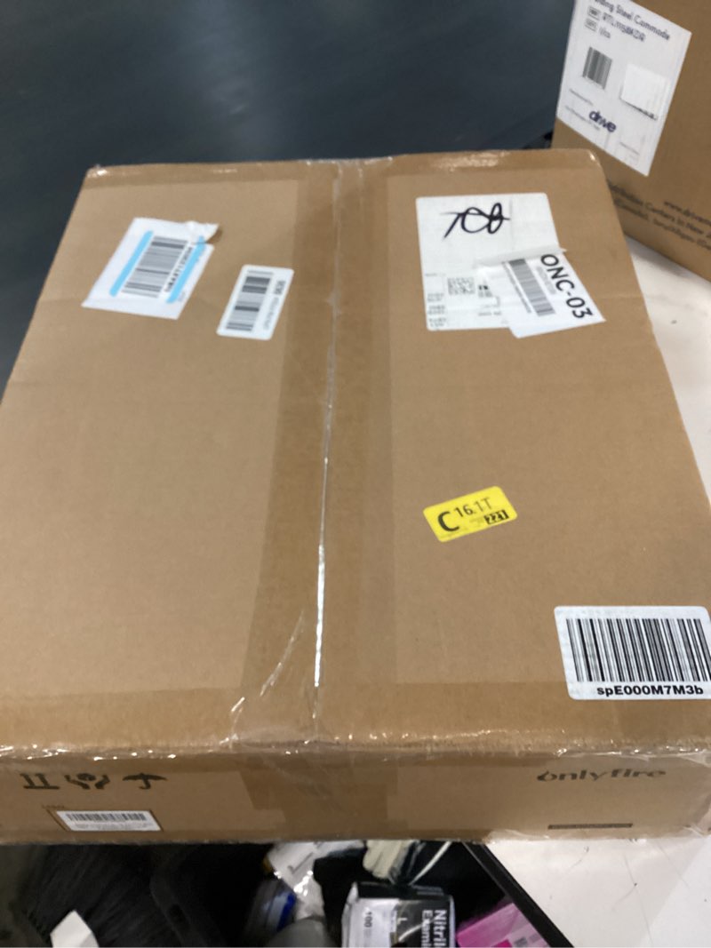 Condition photo showing New/Like New for Onlyfire Universal Enamelled Cast Iron Griddle, BBQ Flat Top Griddle for Any Grills and Gas Hob, 18.6" x 14"