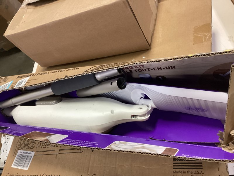 Condition photo showing Good Condition for Swiffer PowerMop Wood Mop Kit for Floor Cleaning  Lemon Scent