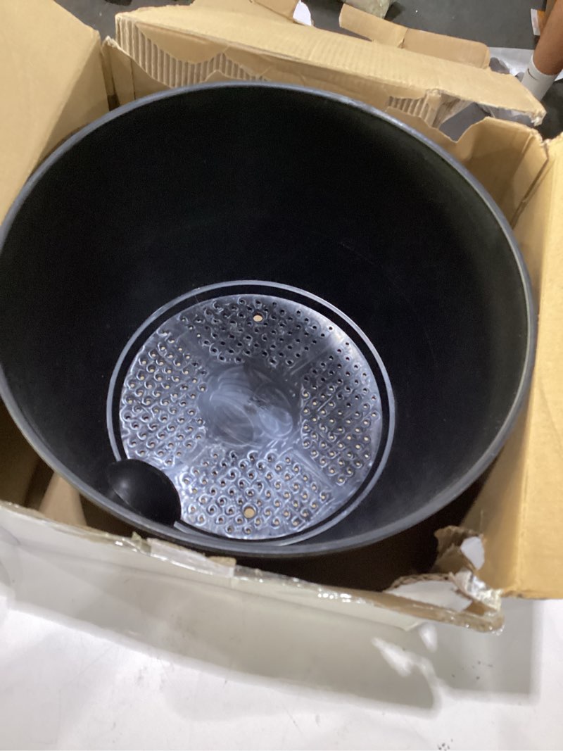 Condition photo showing As Is for self watering pots for indoor plants 12/10/9/8 inch plastic with reservoir | visible water level indicator,two weeks self care system,removable drainage tray,home & office plant decor