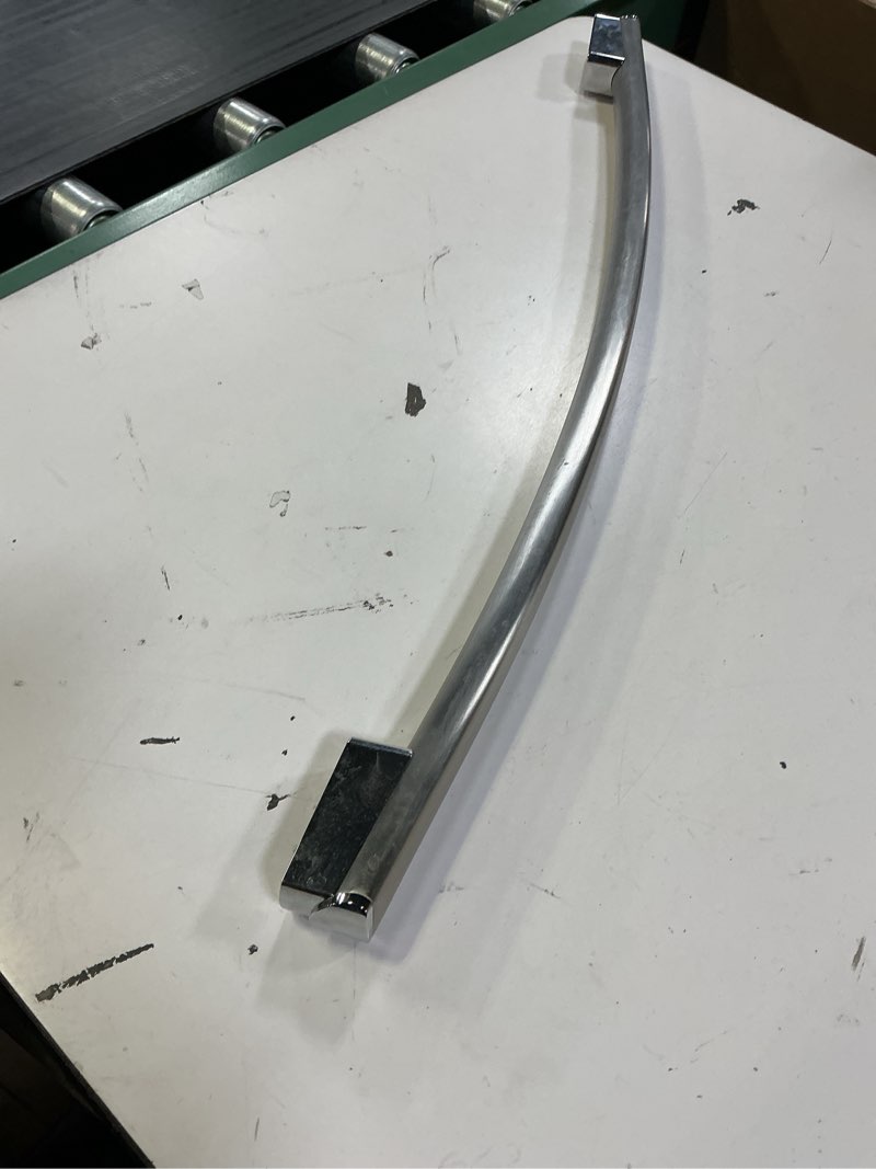Condition photo showing As Is for replacement wr12x21070 stainless steel refrigerator door handle for ge refrigerators 3436936, ps10056095, wr12x20441