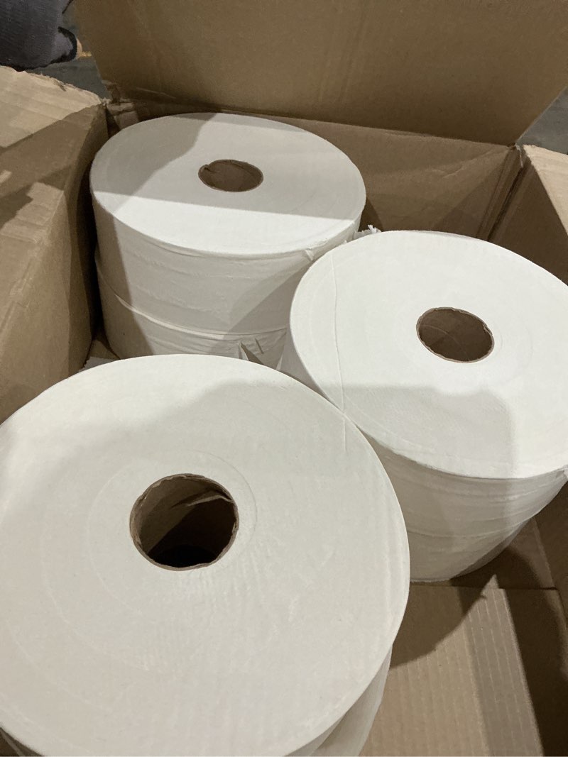 Condition photo showing Good Condition for tork tj0922a - universal jumbo 2-ply toilet paper roll, white