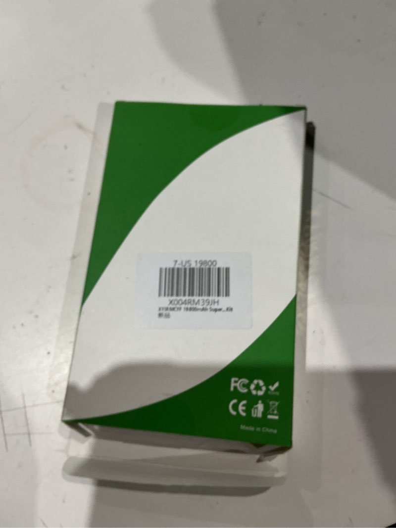 Condition photo showing As Is for xyirmcyf 19900mah super capacity battery compatible with iphone 5/5g, 0 cycle li-polymer replacement battery for iphone 5/5g, with professional repair tool kit 5-19900