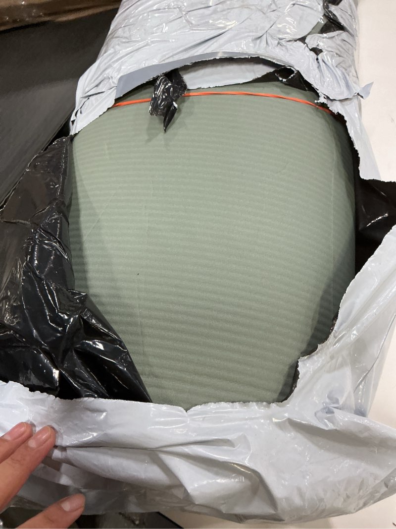 Condition photo showing As Is for Yoga Mat Premium Non Slip Thick – Extra Comfortable Exercise Mat for Home Workouts, Pilates, Stretching & Gym – Cushioned NBR Foam, Gym Mat with Strap, for Women & Men Mint 74.5 x 32 x 0.6 in