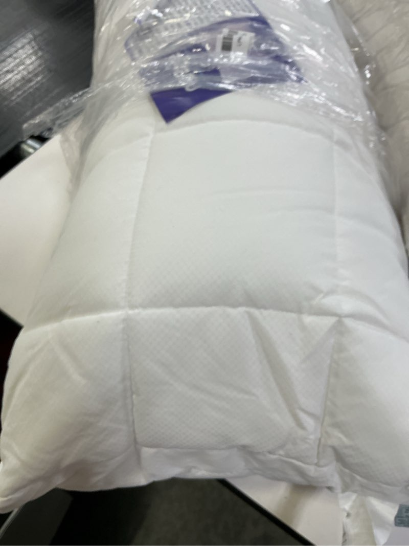 Condition photo showing Good Condition for Nuzzle Adjustable Pillow for Side Sleepers, Luxury King Size Bed Pillow Hotel Collection - Best Adjust Height Soft Firm Pillow for Back, Stomach or Side Sleepers King SIze (Set of 1) White