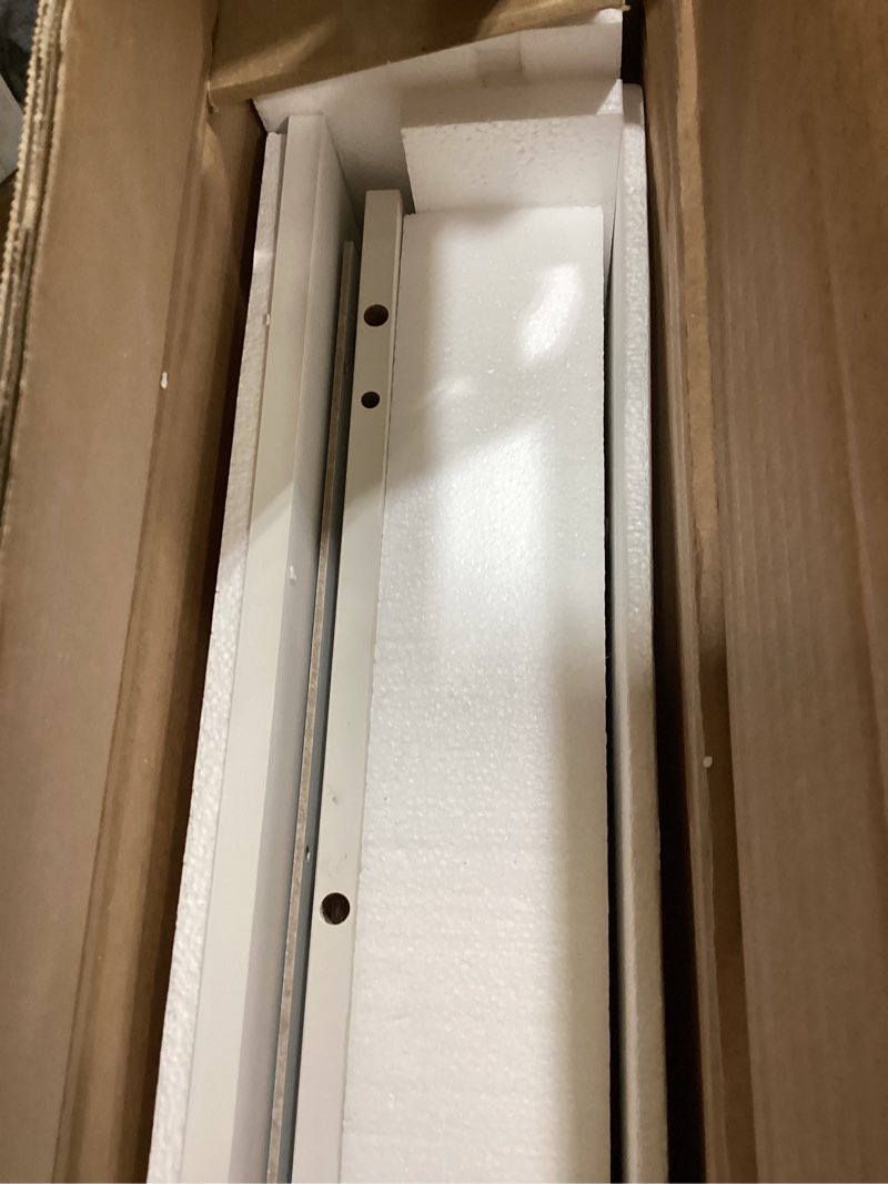 Condition photo showing Good Condition for feandrea cat litter box enclosure, modern hidden cat litter box furniture, double doors, handles, indoor pet house washroom, living room side end table, cloud white upcl015wb01 cloud white 27.6"l x 19.7"w x 19.7"h