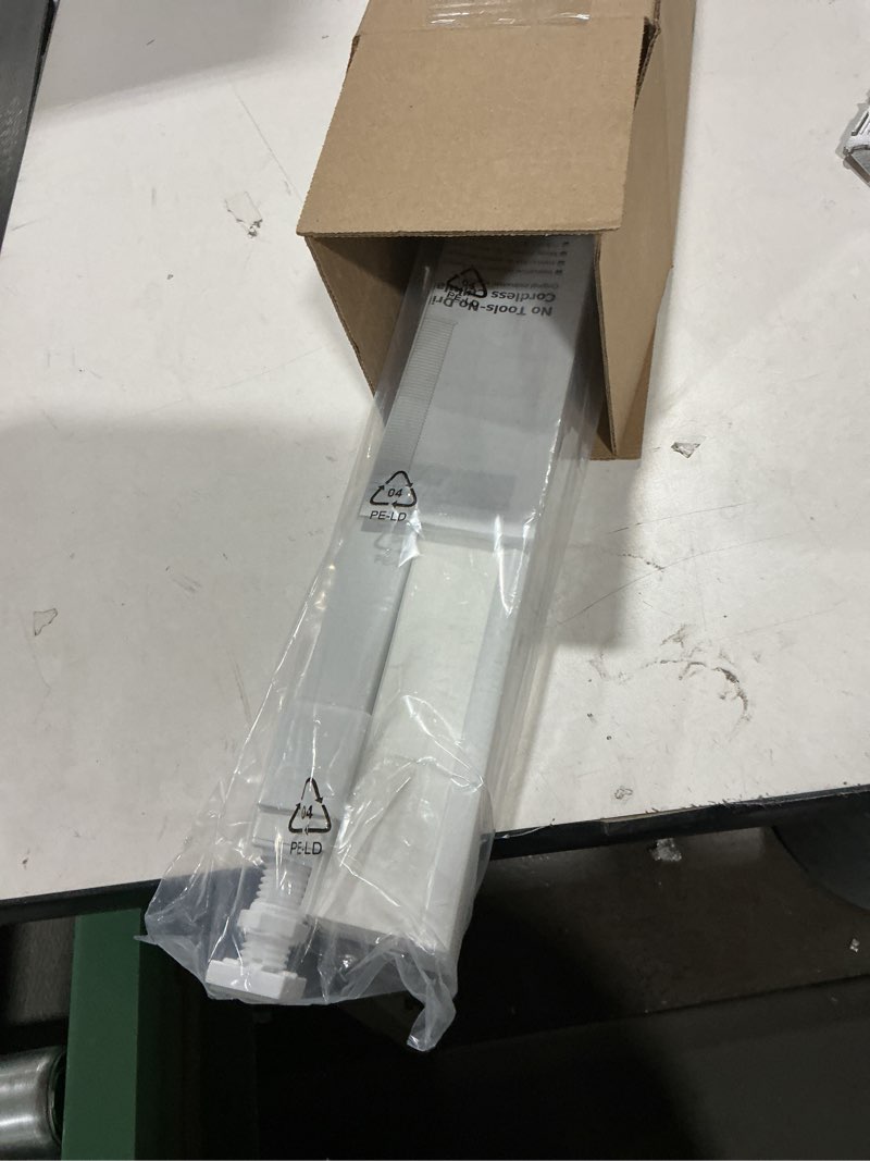 Condition photo showing Good Condition for LazBlinds Cordless Cellular Shades, No Tools No Drill Light Filtering Honeycomb Shades Pleated Blinds for Windows, 35'' W x 48'' H, White Light Filtering-white 35'' W x 48'' H