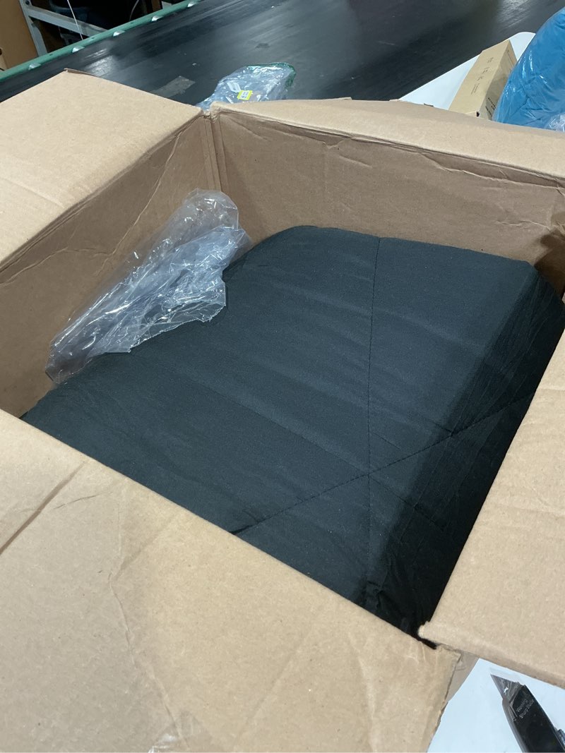 Condition photo showing New/Like New for bedelite full size comforter sets 7 pieces bed in a bag - soft microfiber reversible black bed set with comforters, sheets, pillowcases & shams, cozy luxury bedding sets for all season black full