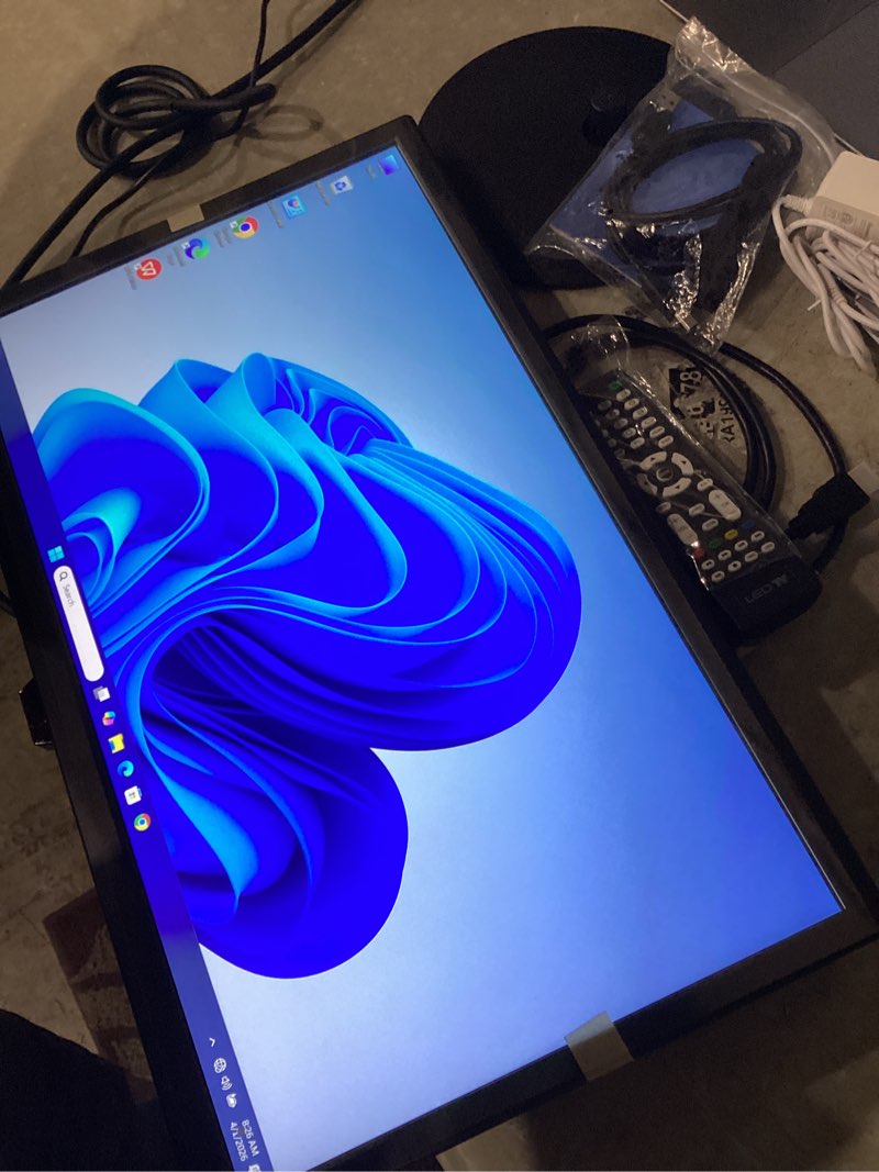 Condition photo showing Good Condition for 22-inch touchscreen monitor fhd 1920x1080p 75 hz computer monitor pc monitor with hdmi, bnc, vga,multi-touch display, adjustable angle, built-in speakers