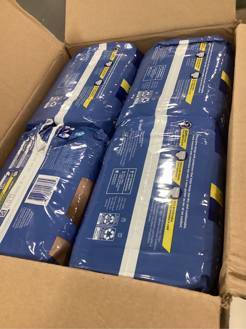 Condition photo showing Good Condition for TENA Protective Incontinence Underwear for Men, Maximum Absorbency, Disposable Men's Underwear, Large, Grey, 80 Count Large 80