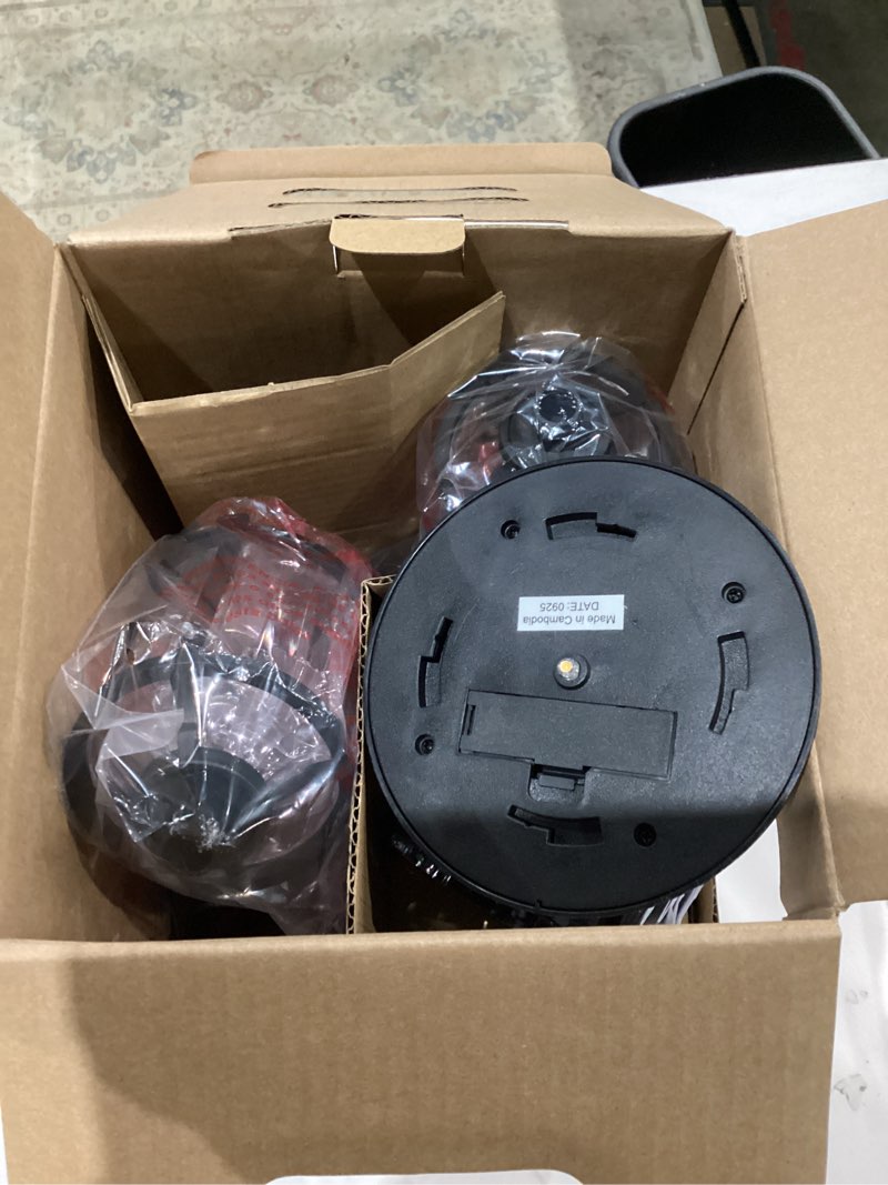 Condition photo showing As Is for doesnt charge harbor breeze 6 -pack 10 -lumens matte black solar led outdoor path light kit ( 3000-k )