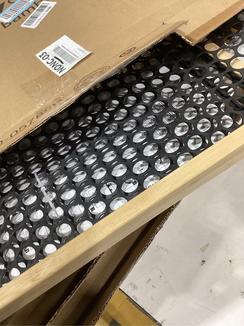 Condition photo showing New/Like New for Safety 1st Bamboo Baby Gate for Doorways, No Drill Gate with Door, Dog Gates, Fits 28"-42", 24" High, Bamboo and Black Bamboo Gate