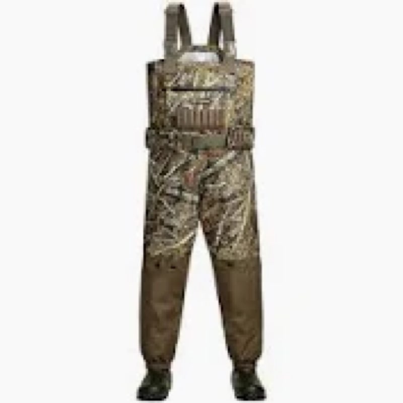TIDEWE Breathable Insulated Chest Wader with Boot Hanger, 1600G Insulation Waterproof Hunting Wader 