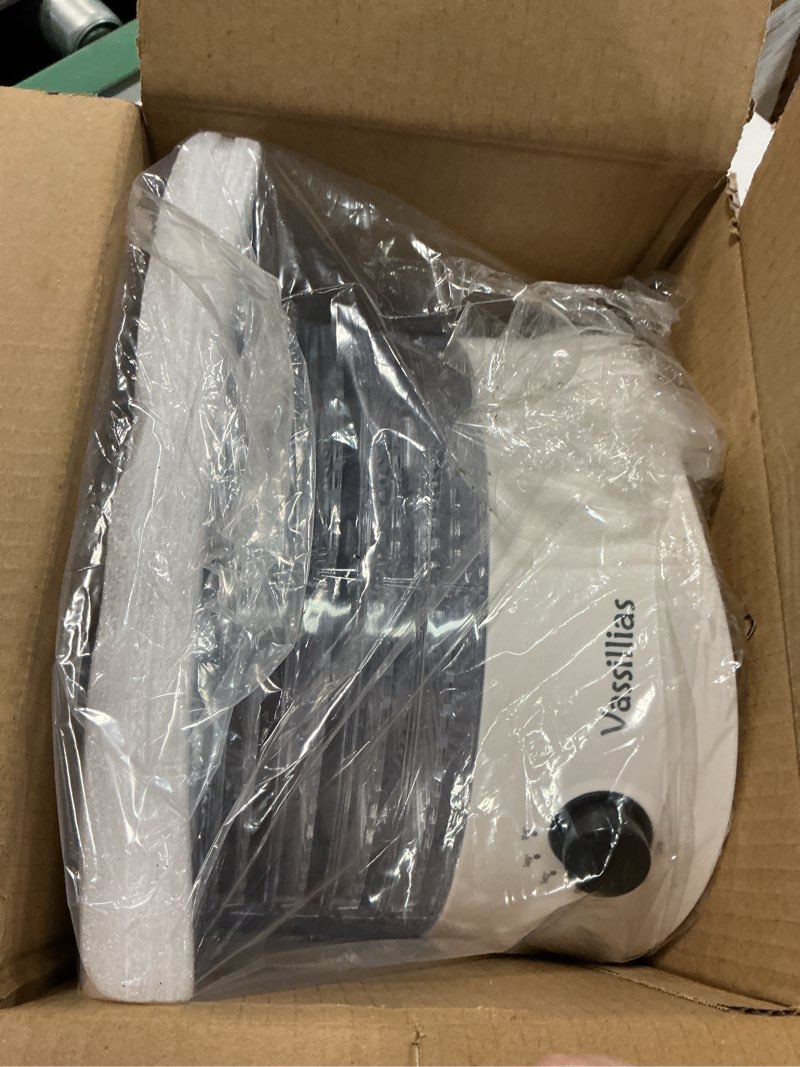 Condition photo showing Good Condition for Small Food Dehydrator Dryer - Dehydrator for Healthy Food, Meat, Jerky, Fruit, Vegetable, Mushroom and Herb, 280W, 158°F, Mini Dryer with 5 BPA-Free Drying Racks and Slide Out Tray, White, Model 704M