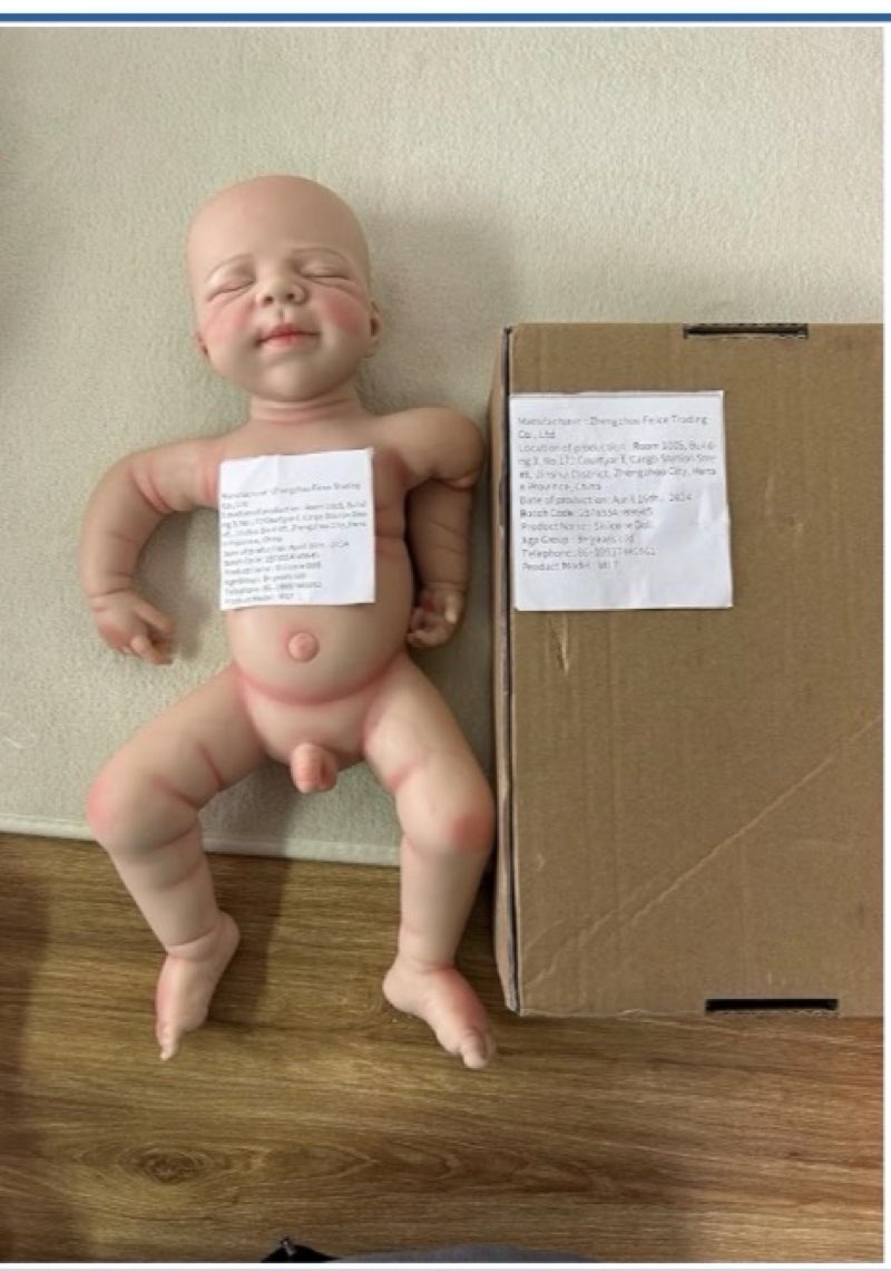 18.3 in full silicone reborn baby dolls, 1:1 lifelike newborn dolls non vinyl realistic reborn toddler dolls boy washable sleeping doll m-nude
