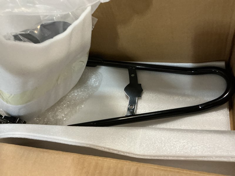 Condition photo showing New/Like New for benlari passenger backrest detachable sissy bar pad compatible for harley davidson sportster xl1200 xl883 superlow iron 883 1200 48 black 2004-2024