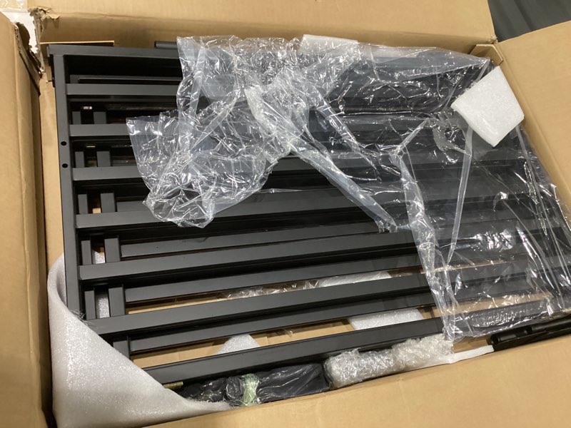 Condition photo showing Good Condition for full metal freestanding dog gates with door, 32" height dog fences for indoor & outdoor, extra wide foldable pet gates for stairs, hallways, doorways, yard (4 panels, 80" w × 32" h) ?4 panels wtih door?80"w x 32"h