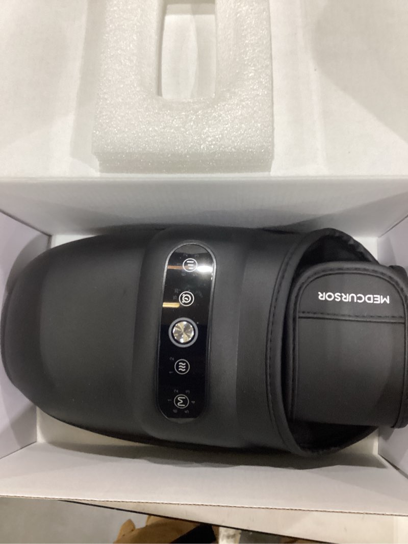 Condition photo showing As Is for Medcursor Hand Massager, 2026 Upgraded, Hand Massager with Heat and Compression for Carpal Tunnel and Stiff Joints, Pain Relief from Wrist to Palm and Finger Black (2026 Upgraded)