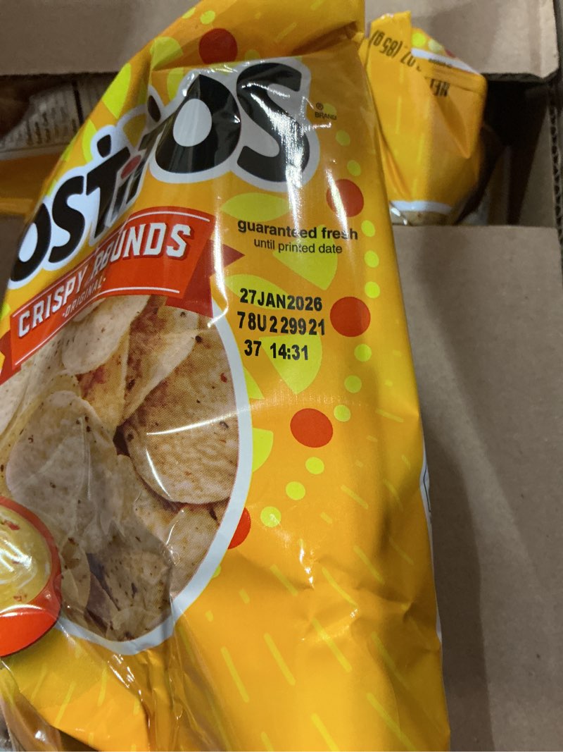 Condition photo showing Good Condition for ((27/JAN/2026))Tostitos Tortilla Chips Chip & Salsa Pack, 3oz Tostitos Crispy Rounds & 3.8oz Medium Salsa (16 count)