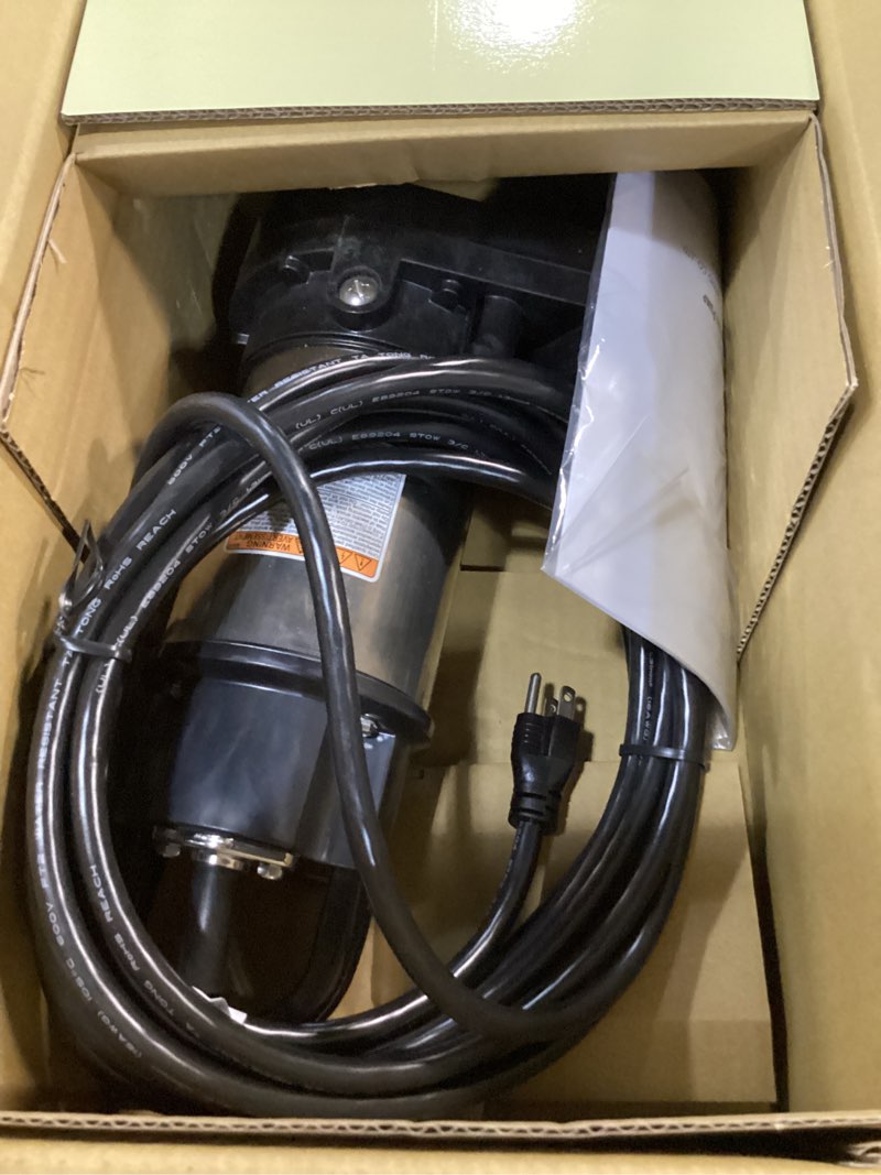 Condition photo showing Good Condition for tsurumi pump 2pu | submersible pond pump/waterfall pump | 1/5 hp, 115v, 2 in discharge | ideal water feature pump for ponds, fountains, waterfalls | 50 gpm / 3000 gph