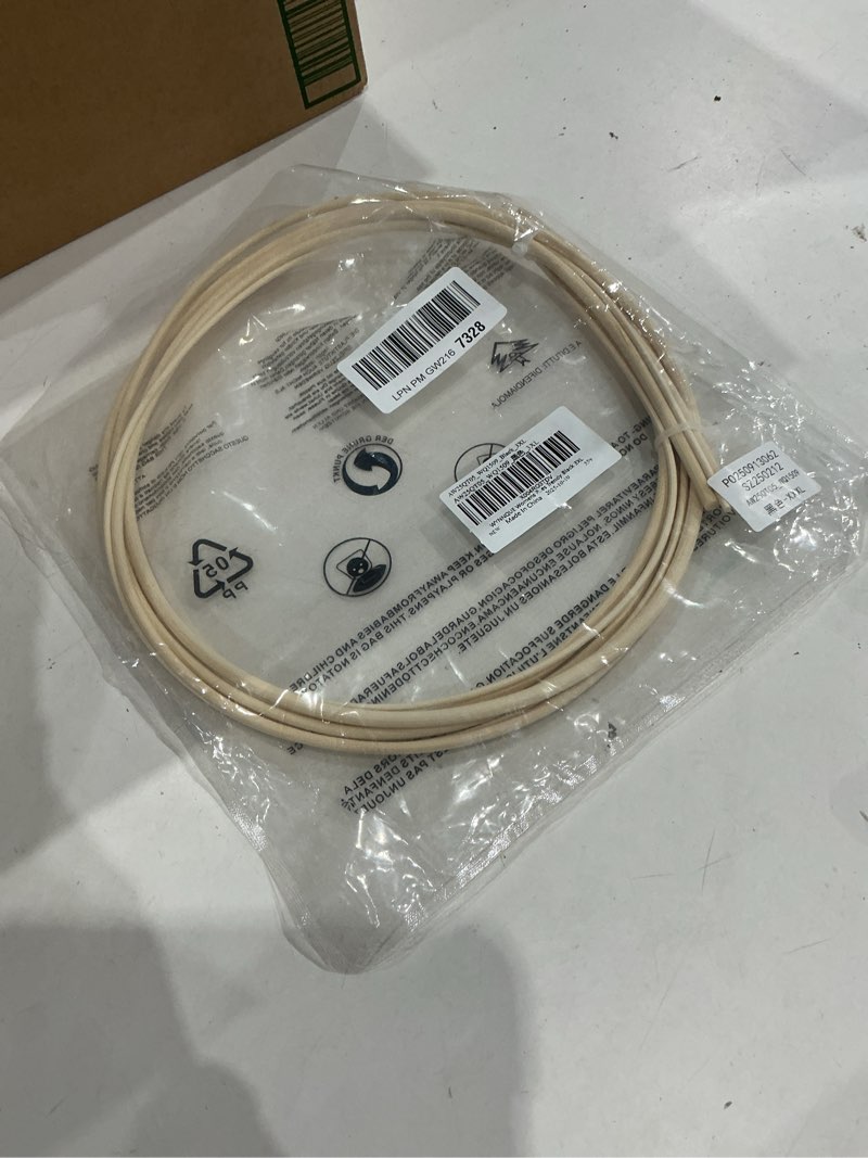 Condition photo showing Good Condition for 3 pcs 6 ft chair caning supplies 1/8" 3/16" 1/4" round reed spline rattan repair kit supplies basket weaving cane for diy chair cane webbing wicker weaving furniture making