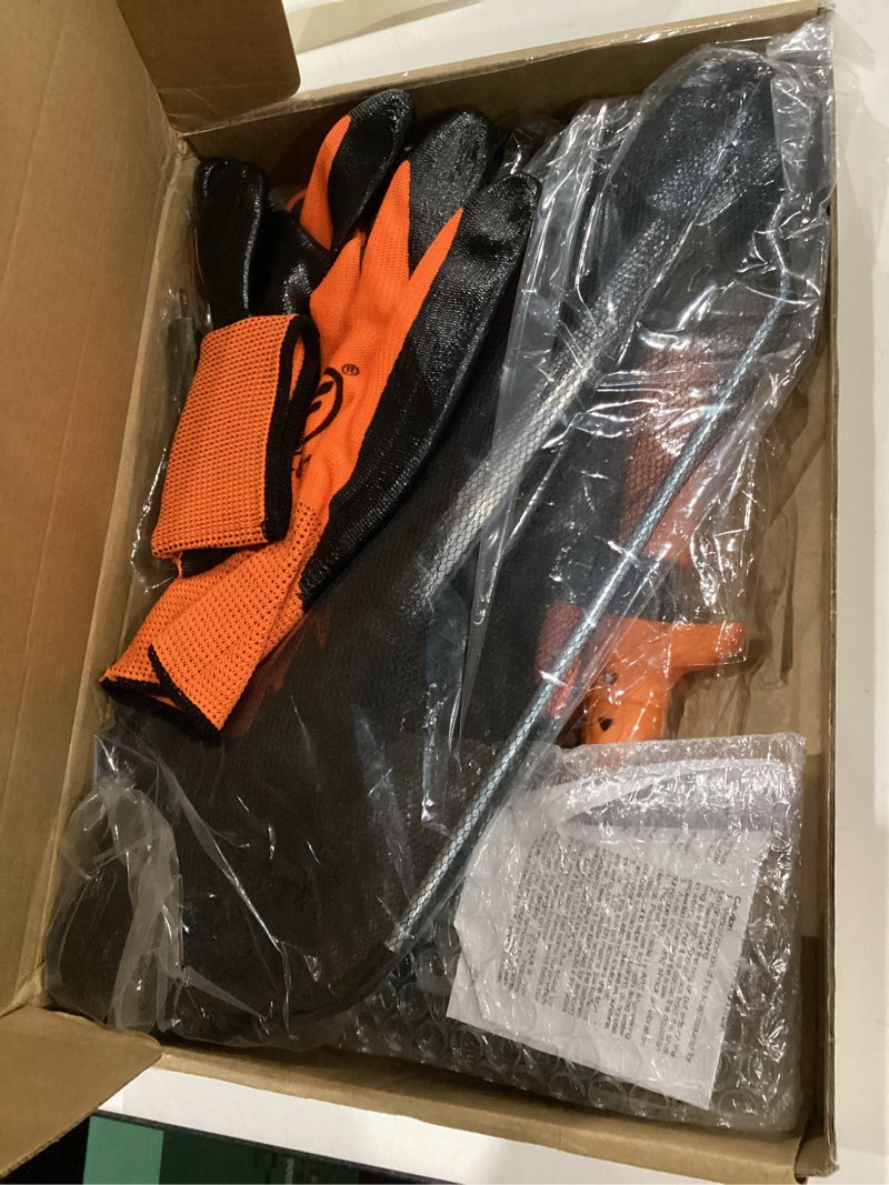 Condition photo showing Good Condition for 10 Pcs Fishing Tool Kit, Fishing Pliers with Lanyard and Protective Sheaths, Landing Net, Fillet Knife, Fish Scale, Gripper, Hook Remover, Braid Scissors, Gloves for Fishmen Gifts Orange