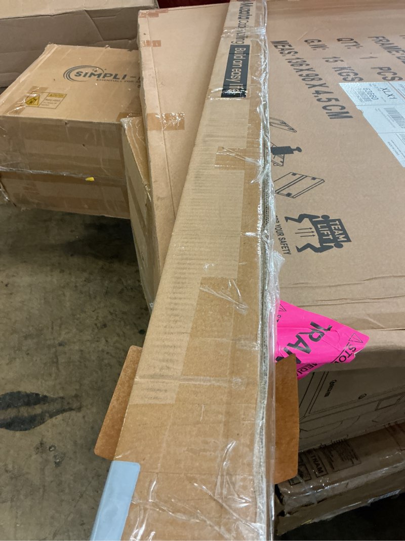 Condition photo showing Good Condition for muzata 6'6" aluminum black cable railing handrail rectangular handrail for cable railing system top rail deck stair indoor outdoor length adjustable with paper user guide hl10 bpa 6'6" 1×handrail