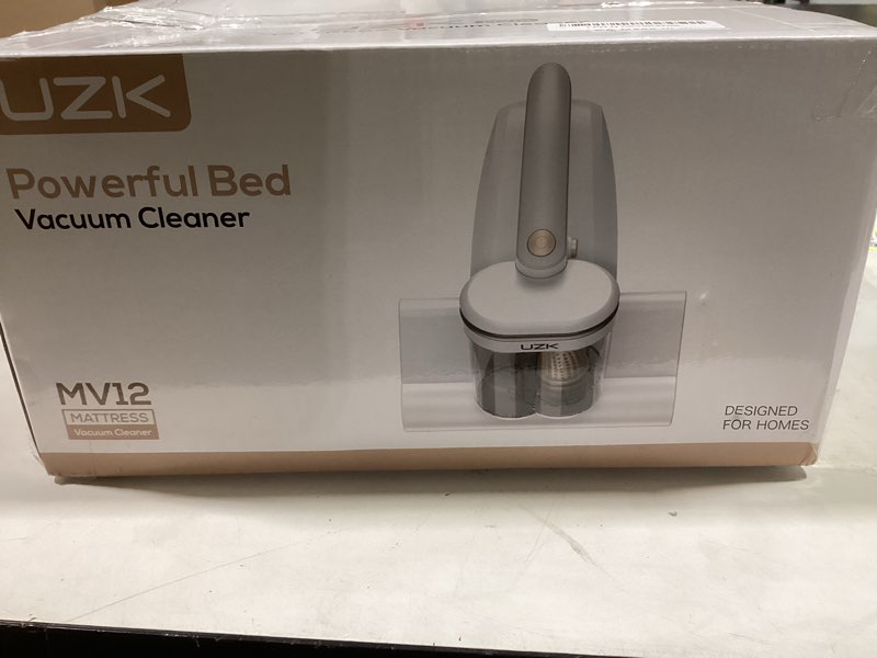 Condition photo showing New/Like New for mattress vacuum with uv-c light,16kpa bed vacuum cleaner for sofa,crib | 140°f high heat, ultrasonic, double dust cup, anti-entanglement roller, 5m cord, 500w motor, for mattress, couch, pet bed apricot white