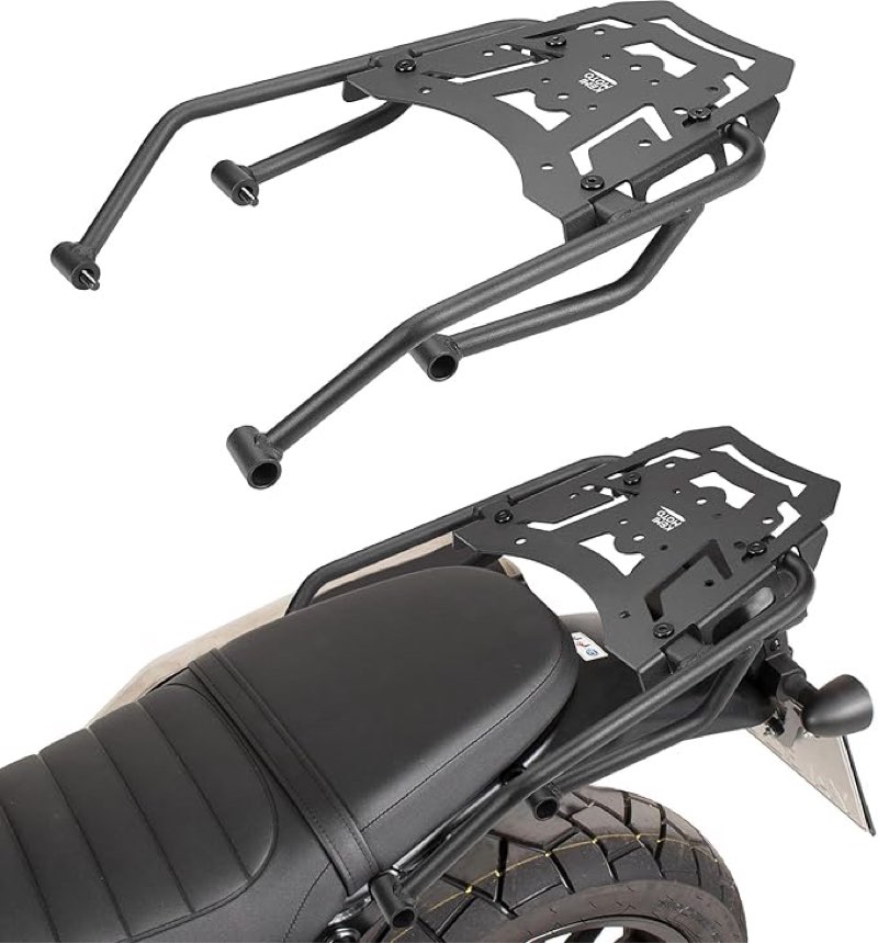 KEMIMOTO Rear Rack Luggage Compatible with SCL500 2025 2024 2023 Storage Rack Carrier Rear Tail Storage Rack