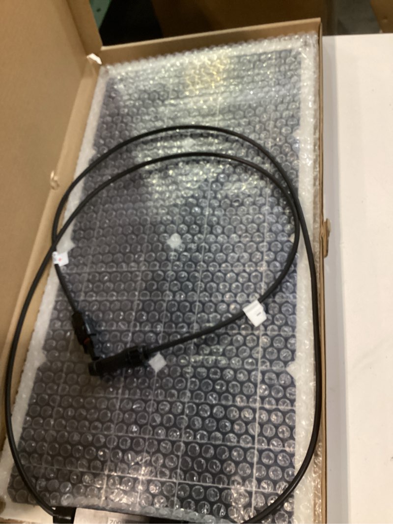 Condition photo showing Good Condition for FECAMOS 100W Portable Solar Panel, Lightweight 100 Watt Solar Panel Flexible Outdoor Power Supply for RV