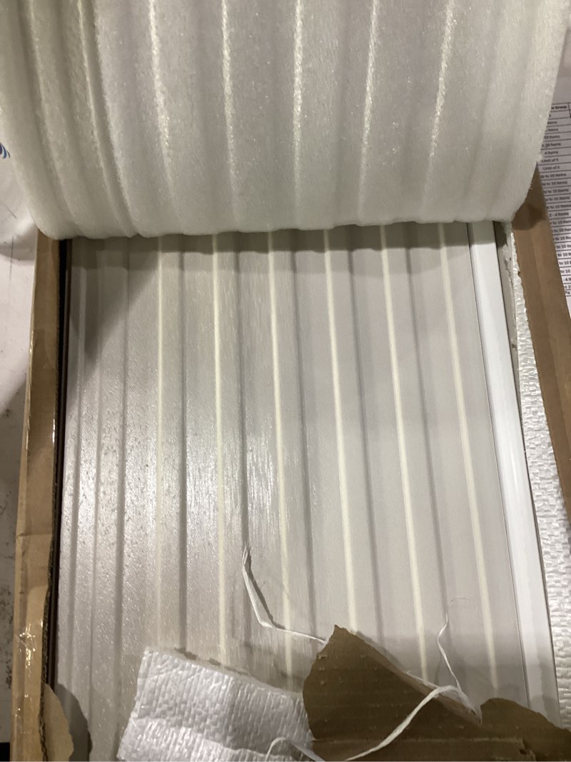 Condition photo showing New/Like New for pre-cut wainscoting panels kit, wpc slats accent wall panel for home decor covers 39 x 79 in, ready to assemble decorative beadboard panels for interior wall moulding (style 01) narrow slat wall panels