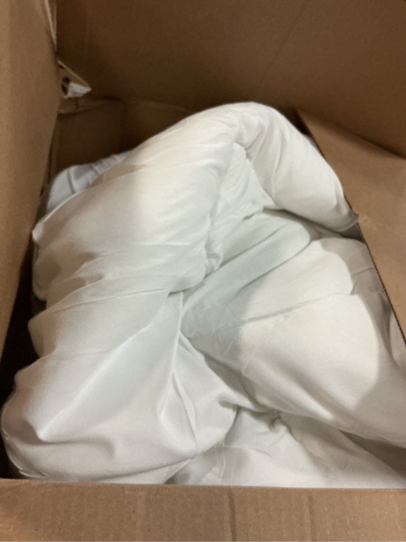 Condition photo showing As Is for SLEEPNOVA's Cooling Mattress Topper King – 100% Cotton Pillow Top That Keeps You Cool, Relieves Back Pain & Adds Cloud-Like Comfort with Deep Pocket Fit (8”-21”), Soft & Machine Washable