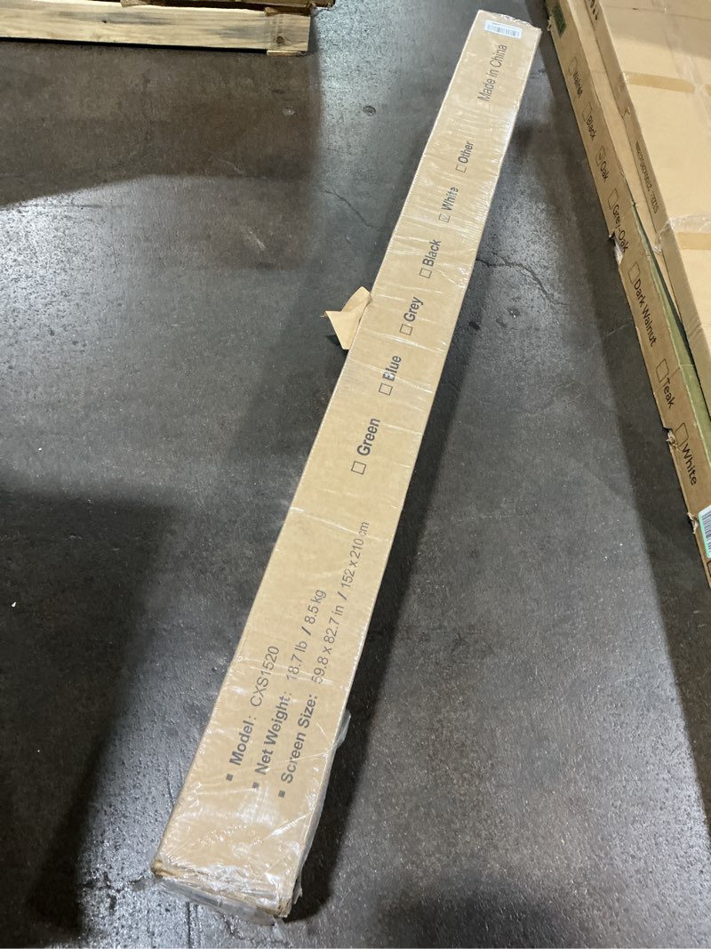 Condition photo showing New/Like New for ?Easy Set Up? RAUBAY 59.8 x 82.7in Collapsible Beige Backdrop Screen Portable Retractable Panel Photo Nude Background with Stand for Video Conference, Photographic Studio, Streaming Standard (59.8 x 82.7in) Beige