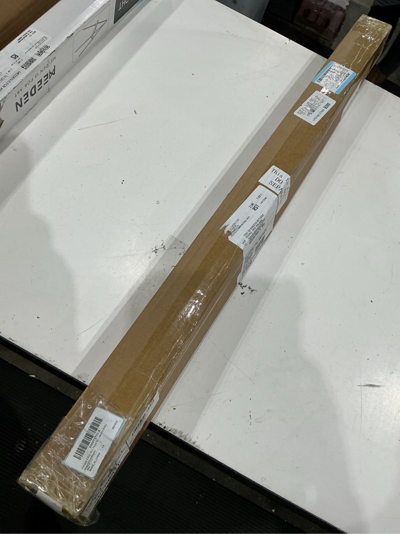 Condition photo showing Good Condition for pangda 2 pcs 36 l fixed vinyl sill cap 1-1/4 inches high exterior door threshold seal replacement for residential door trim-to-fit fixed vinyl sill for residential entry waterproof(black) 1-1/4,36 inch black 2