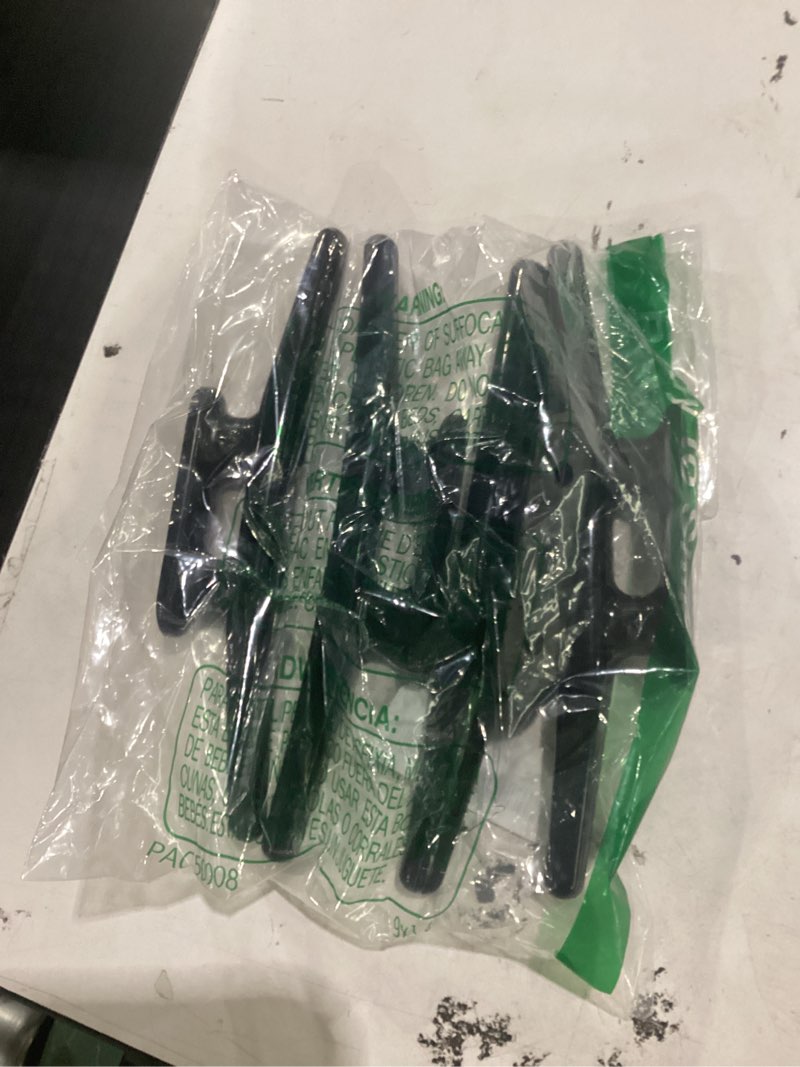 Condition photo showing Good Condition for nylon boat cleats black, 4"/5"/6"/8", marine grade dock cleats for rope, kayak, mooring, canoe, maritime decor, tie down black 8 inch 4 pack