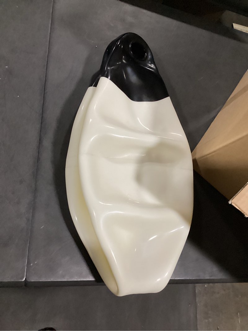 Condition photo showing Good Condition for incomplete boat mooring buoy 10/12/15 inch,round boat fender ball boat buoy ball,inflatable boat fender dock bumper ball anchor buoy suitable for yachts marinas sailboats ski boats 11.4\"x14\" white-2pack