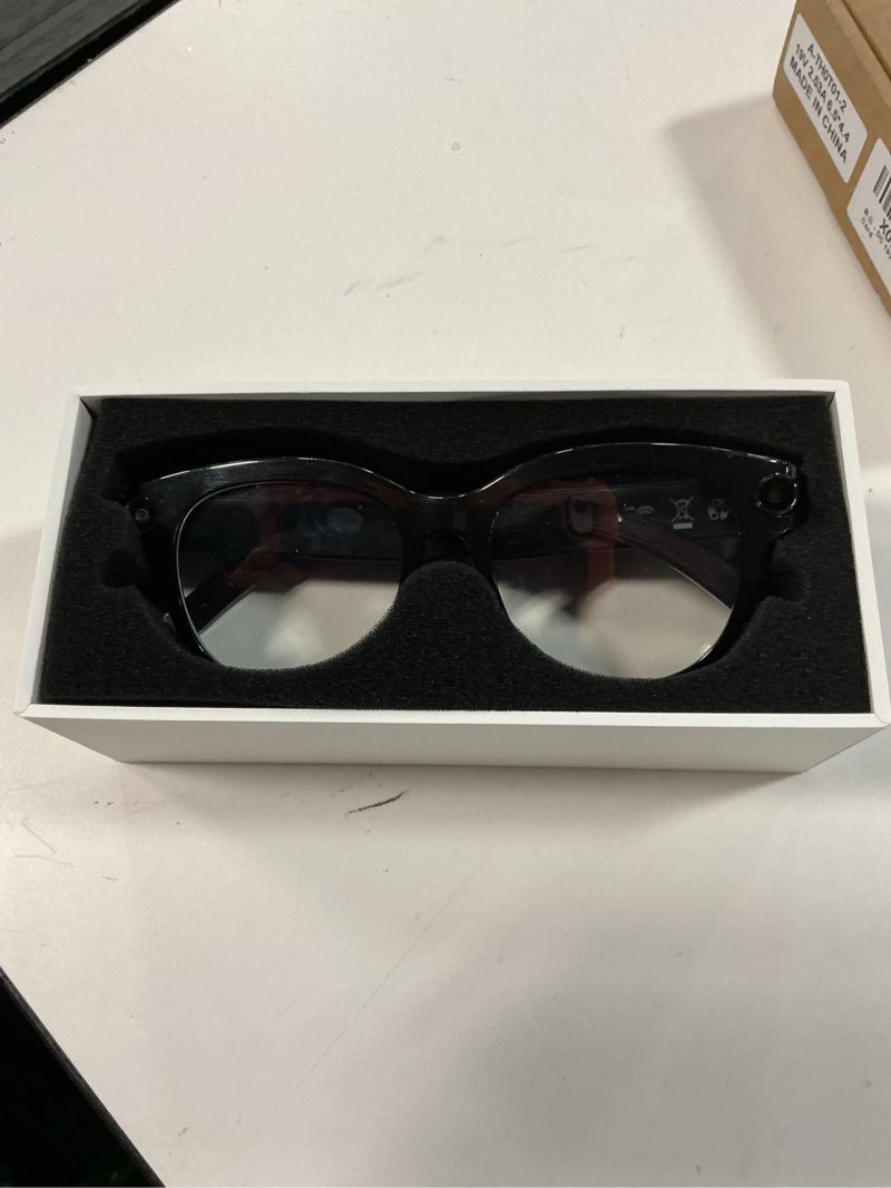 Condition photo showing Good Condition for Smart Glasses with Camera,Bluetooth AI Sunglasses,Translation/Voice Control/Music Play for Travel, Conferences & Vlogging Unisex Black