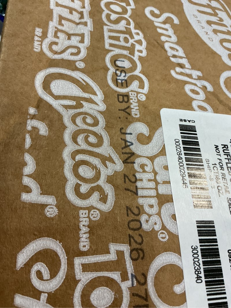 Condition photo showing New/Like New for Use by:jan 27/26 Ruffles Original Potato Chips, 1 Ounce (Pack of 40)